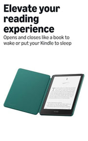 Amazon Plant-Based Leather Case- Lightweight, Protective Cover Designed with Sustainability in Mind for Kindle Paperwhite and Kindle Colorsoft