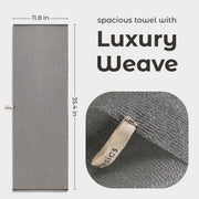 MainBasics Japanese Deep Exfoliating Shower Towel, 3 Pack, Earthy Love | Japanese Nylon, Body Washcloth, Textured for Effective Exfoliation, Quick-Dry, Durable, Helps Reveal Smoother Skin