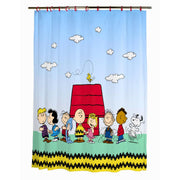 Peanuts 13-Piece Shower Curtain Set, 72 x 72 Inch Fabric Curtain with Hooks, Bathroom Decor, Machine Washable, (100% Officially Licensed Product) by Franco Collectibles