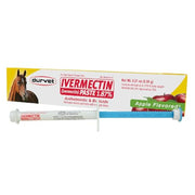Ivermectin Paste 1.87% Horse Dewormer - Apple Flavored Oral Syringe 6.08g Tube