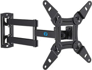 Pipishell Full Motion TV Wall Mount for Echo Show 21/15 and 13-43 Inch Flat Curved Screen TVs & Monitors, Max VESA 200x200mm up to 44lbs, TV Mount Wall Bracket with Rotation Swivel Tilt Extension