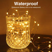 litogo 4 Pack Fairy Lights Battery Operated with Timer, 10FT String Lights | 30 LED Mini Fairy Light, Waterproof Soft Wire Lights for Indoor Home Bedroom Wedding Christmas Decorations, Warm White