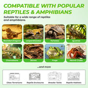 LUCKY HERP Reptile Heat Lamp Bulbs 100W, UVA Daylight Basking Bulbs 2 Pack | Fast Heating, Simulates Natural Sunlight, Ideal for Bearded Dragons Geckos Lizards Turtles Chameleons Amphibians & Chickens