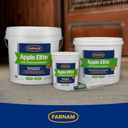 Farnam Apple Elite Horse Electrolytes Powder Supplement, 40 Day Supply | Apple Flavored,Replaces Vital Minerals, Encourages Hydration, Sugar-Free, Contains Sodium, Potassium, Calcium & Magnesium
