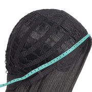 MapofBeauty 40 Inch Carve Long Straight Cosplay Anime Costume Wig, Black | 100 cm Party Wig