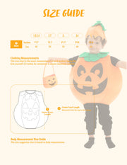Spooktacular Creations Halloween Pumpkin Costume Kids with Basket Outfit for Toddler Child Halloween Dress Up Party
