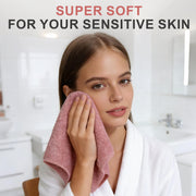 10 Pack Premium Washcloths, Highly Absorbent and Super Soft Face Towels | Multi-Purpose Fingertip Towels, 12 x 12 inch Bathroom Towels (Charcoal/Coral Pink/Cyan/Jade Green/Coffee Beige)