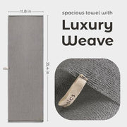 MainBasics Japanese Deep Exfoliating Shower Towel, 3 Pack, Earthy Love | Japanese Nylon, Body Washcloth, Textured for Effective Exfoliation, Quick-Dry, Durable, Helps Reveal Smoother Skin