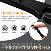 Orvifuly Car Seat Gap Filler 2 Pack for Toyota RAV4 & 4Runner | Fits Grand Highlander, Highlander & Sequoia; EVA gap organizer with emergency window breaker and 1 magnetic sunglasses holder
