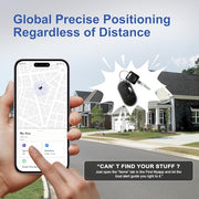 Air Tracker Tag 2 Pack [Apple MFi Certified] with Find My(iOS Only) | Key Finder with No App Needed, IP65 Waterproof, 365-Day Standby, Wallets Keys Bags Luggage Locator Tracker Tag