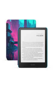 Amazon Kindle Paperwhite Kids 16GB (2024 model) – large 7" glare-free display – Kids read an average of 1+ hour per day with Kindle – Cyber City
