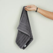 Tens Towels 6 Piece Hand Towels Set 16 x 28 Inches, Dark Grey | 100% Cotton, Lighter Weight, Quick to Dry, 16 x 28 Inches, Super Soft & Absorbent, Perfect for Bathroom & Kitchen