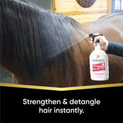 Absorbine ShowSheen Hair Polish & Detangler, 32 fl oz Quart Spray Bottle | Mane & Tail, Pro-Vitamins, Silk Proteins, Lustrous Shine, Reduces Hair Breakage, Promotes Longer Healthy Hair, Horses & Dogs