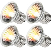 Lachesan 50W Uva Light Bulbs 4-Pack, Turtle Heat Lamp for Reptile | E26 Base Fit for Reptiles and Amphibian Tanks, Terrariums and Cages, Works with Various Lamp Fixtures