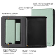 CoBak Case with Stand for for 6" Kindle (2024 & 2022, 11th Gen) | PU Leather Smart Cover with Auto Sleep/Wake & Hand Strap, sage green