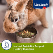 Vitakraft Menu Rabbit Food 5 lb. | Nutrient-Rich Pellet Blend, Fiber-Focused Formula, Daily Diet, Resealable Bag, 5 lb Pack