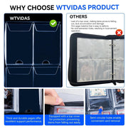 Graded Card Binder 4 Pocket, Holds 40 PSA Slabs for PSA CGC CSG Slabs, J254 | Waterproof Premium PU Leather,Ringless Side Loading, Acid-Free PVC-Free Pages for MTG, TCG, Anime Game & Sports Cards