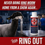Ring Out - Control and Help Ringworm for Cats, Dogs, Sheep, Goats, Cattle, Horses, all Pets and Livestock makes 32 oz. of Spray