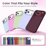 GONEZ for iPhone 18 Pro-Max Case/17 Pro Max Case, Compatible with MagSafe | Burgundy, Screen Protector, Full Camera Protection, Premium Silicone Cover Shockproof Drop Protection Slim Phone Case