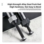 Heavy Duty Grease Fitting Cleaner Tool with M6 M8 Adapters (6/8/10 Long) | Clears Hardened Grease Buildup, Universal Adapter Fit, Sturdy Metal Body, Steady Ergonomic Grip, For Mechanics Workshops
