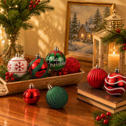 SHareconn 66Pcs Christmas Tree Decorations, Christmas Tree Ornaments Set