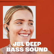 JBL Vibe Beam - True Wireless Earbuds - Black | JBL Deep Bass Sound, Comfortable fit, Up to 32 8h 24h total hours of battery life with speed charging