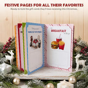 Merry Christmas Gift Card Book For Teens, Adults, 24 Pages Gift Card Holder | 5x7 Inches Christmas Gift Card Book For Adults, Kids, Teens; Easy to Gift, Stocking Stuffers For Teen Girls, Trendy Stuff