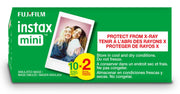 FUJIFILM Instax Mini Instant Film Twin Pack (White), 20 Photos | The instax film ensures sharp