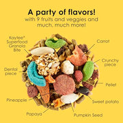 Kaytee Fiesta Rabbit Food, Supports Dental Health and Digestion | Fun at feeding time. Small animal food with bunny enrichment. Shapes, textures, fruits and veggies