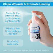 Vetericyn Plus Dog Wound Care Spray, Lick-Safe Wound & Skin Care, 3 oz | Cleans cuts, scrapes, bites & post-surgical sites; no sting; no antibiotics or steroids; lick-safe & safe for all animals