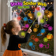 Sticky Spider Web Sticky Hands Toys,36PCS Goodie Bag Basket Pinata Stuffers | Halloween Boo Basket Pinata Fillers for Kids,Party Gifts Prizes Trinkets for Toddlers,Treats Non Candy for Birthday Classroom