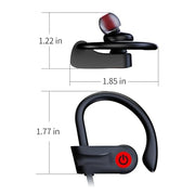 Boean Bluetooth Headphones, Wireless Headphones with AI Music Generation | 16 Hours Playtime Wireless Earbuds with Bluetooth 5.3 HD Stereo Sound, IPX7 Waterproof Running Headphones for Workout Sports