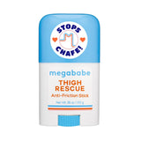 Megababe Thigh Rescue Anti-Chafe Stick Mini | Travel size, great for on-the-go | Prevents skin chafe & irritation | Thighs, arms, bra-lines & more