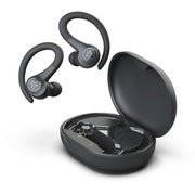 JLab, Go Sport+, True Wireless Workout Earbuds, Bluetooth Sport Earbuds, Clear Calling, Graphite