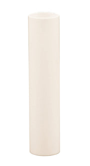 Creative Hobbies 4 Inch Tall Cream Plastic Candle Covers Sleeves Chandelier Socket Covers - Slip Over E12 Candelabra Base Sockets | Set of 6