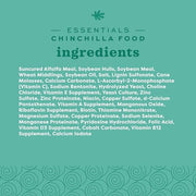 Oxbow Essentials Chinchilla Food, Made with Oxbow Alfalfa, Vitamin & Mineral Rich Food for Chinchillas, Small Animal Pet Pellets, Made in USA, High Fiber, 10 lb Bag