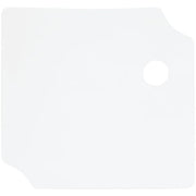 Performance Tool W1002 12 x 12 in. Plastic Body Filler Mixing Board | Automotive body shop tool. Non-stick HDPE. Flex to peel off unused filler. Built-in thumb hole for easy holding