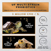 Ultra Fresh Floating Baby Turtle Food, All Natural Ingredients, Wild Sword Prawn, Calcium Vitamin D Enriched for Picky Aquatic Turtles, Baby Turtle Nutri Stick 1.6 oz