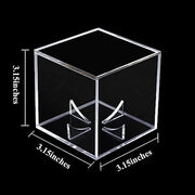 Danodoi UV Protected Clear Acrylic Baseball Display Cube