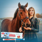 Ivermectin Equine Paste 1.87% – Apple Flavored Oral Dewormer for Horses, 6-Pack