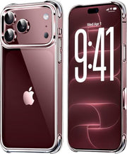 Mkeke for iPhone 18 Pro Case Clear [Not-Yellowing] | [Military-Grade Drop Protection] Shockproof Protective Phone Bumper 2026
