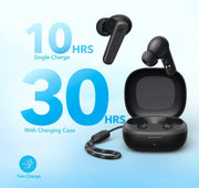 Soundcore by Anker P20i True Wireless Earbuds, with Big Bass, 30H Playtime | Bluetooth 5.3, Water-Resistant, 2 Mics for AI Clear Calls, 22 Preset EQs, Customization via App