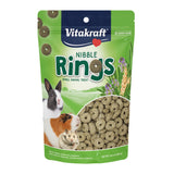 Vitakraft Nibble Rings Small Animal Treat 10.6 oz. | Crispy Crunchy Texture, Fruit & Vegetable Flavor, Foraging Snack, Wholesome Small Animal Treat, 10.6 oz Pack