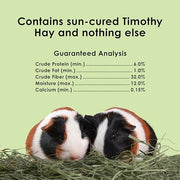 Kaytee Wafer Cut Timothy Hay for Rabbit & Guinea Pigs, 60 Ounce | Less mess. Rabbit hay peels in layers. High fiber, guinea pig food
