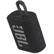 JBL Go 3 - Portable Mini Bluetooth Speaker, big audio and punchy bass, IP67 waterproof and dustproof, 5 hours of playtime, speaker for home, outdoor and travel (Black)