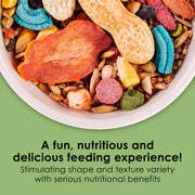 Kaytee Fiesta Mouse & Rat Food, Nutritious Blend, 4.5 Pounds | More mealtime fun. Mouse food blend. Fruits, veggies, rat enrichment