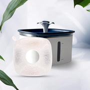 Pet Fountain Filters Compatible with 95Oz/2.8L Dog Water Fountain (8 Filters&8 Sponges)