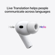 Apple AirPods Pro 3 Wireless Earbuds with Active Noise Cancellation | Live Translation, Heart Rate Sensing, Hearing Aid Feature, Bluetooth Headphones, Spatial Audio, USB-C Charging