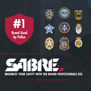 SABRE Auto Safe Escape Pepper Gel Spray with Seat Belt Cutter & Window Glass Breaker for Automotive Safety - Max Strength, Fast Flip-Top Safety, Snap-Clip Keychain, 10 Sec. Spray Time, 0.54 fl oz