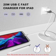 iPhone 18 17 16 15 Charger Fast Charging 2Pack Apple USB C Charger Block | Type C Chagrer Fast Charging with 6FT USBC to C Charger Cable for iPhone 18 17 16 15/Pro/Pro Max/iPad